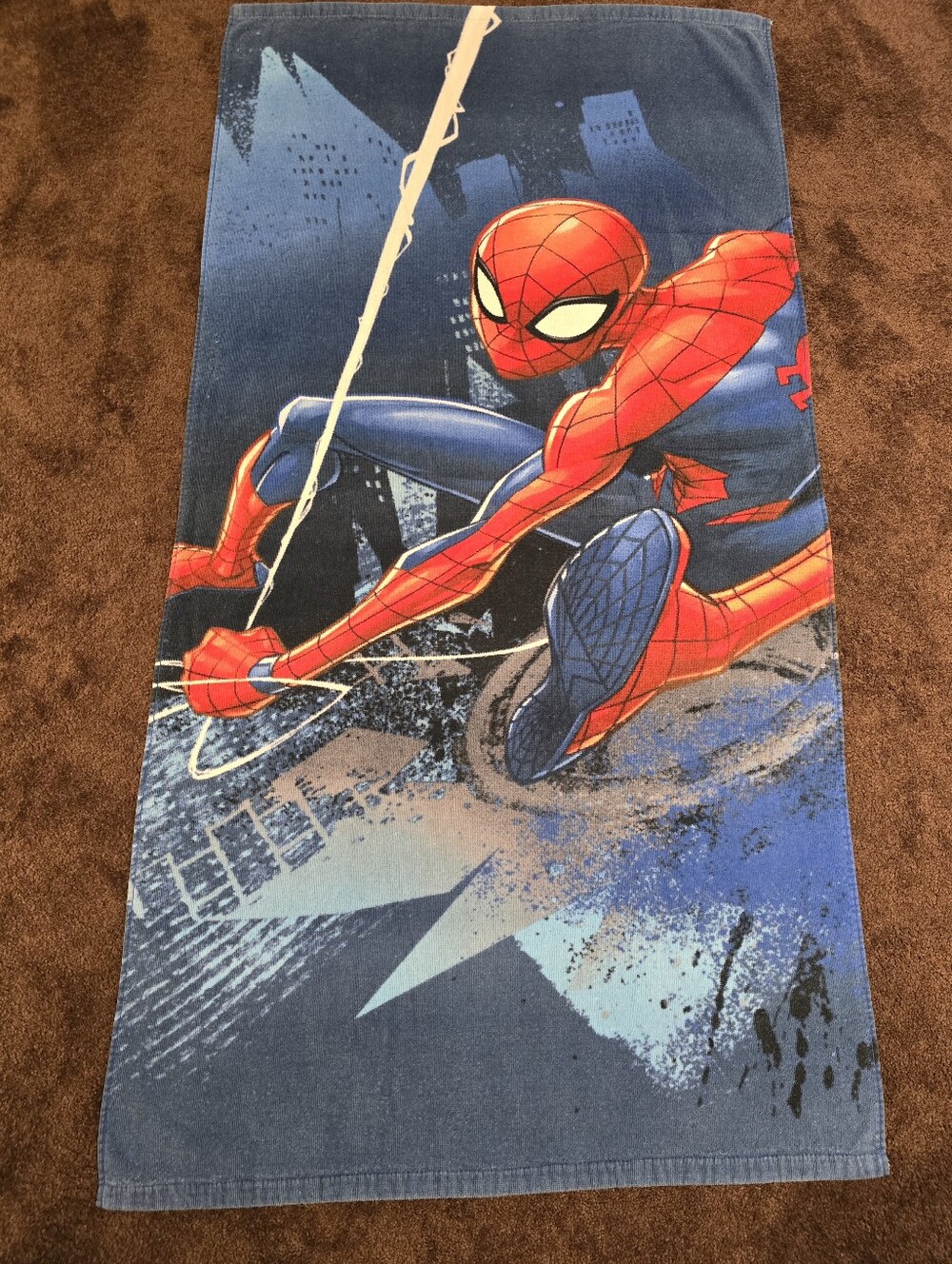Licensed Spider-Man Kids Beach Or Bath Towel -